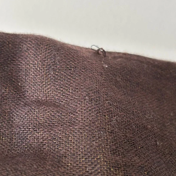 Reversible Butterfly Olive & Brown Scarf - Picture 14 of 16